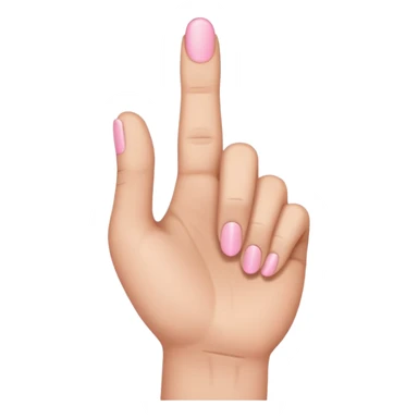 hand holding up only the pointer pinky and thumb in the rock on way sticker