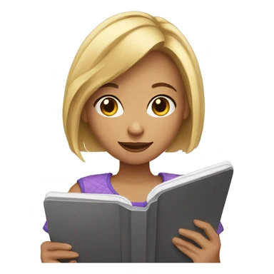 girl with ipad sticker