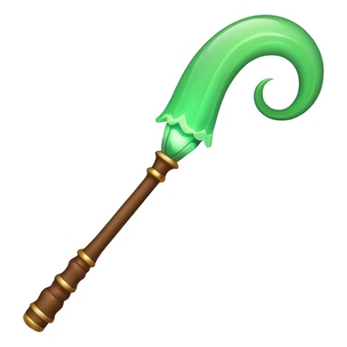 magic wand with green magicwave sticker