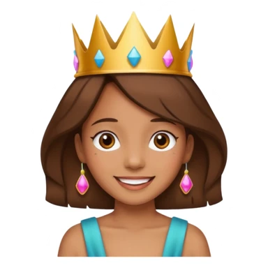 brown girl birthday sticker