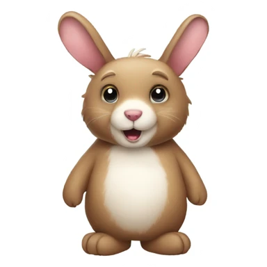 Bear  bunny rabbit sticker