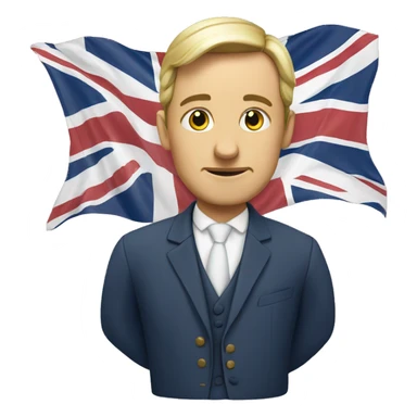 british uk vote sticker