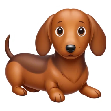 Sausage dog sticker