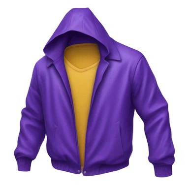 Purple rain jacket sticker