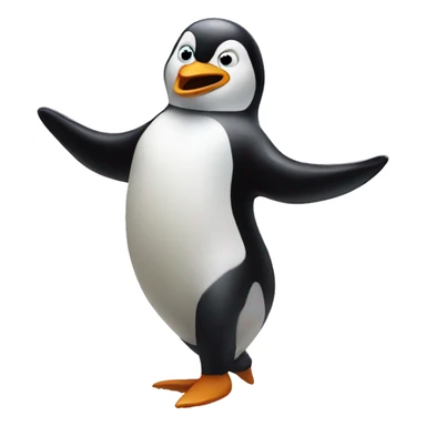 Dancing penguin  sticker