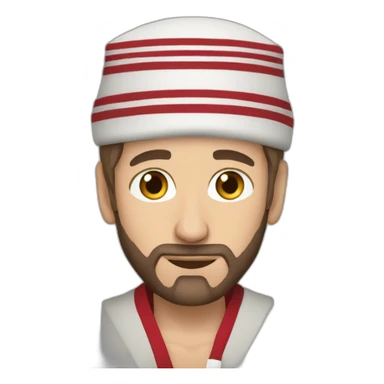 gareth southgate wearing arabian clothing sticker