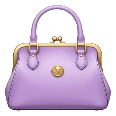 Lilac luxury purse sticker