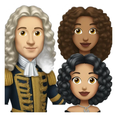 Louis XIV and nikki minaj sticker