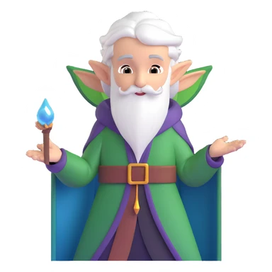 Frieren the elf mage with silver hair sticker