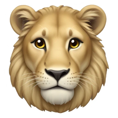 Lioness apple emoji sticker