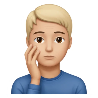 estas seguro preguntado  con mano en la cara sticker