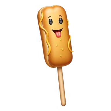 corn dog sticker