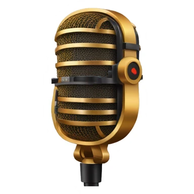 crypto in podcast microphone sticker