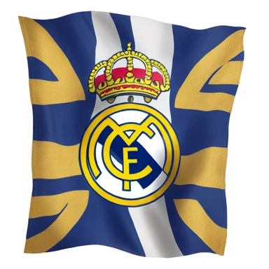 real madrid flag sticker