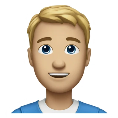 Blue journal sticker