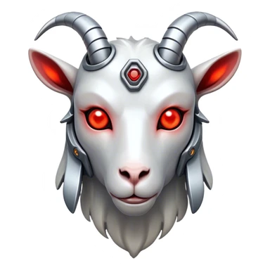 Cyborg Goat  sticker