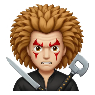 skib skib 67 slasher mad big hair sticker