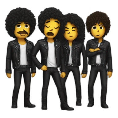 Kiss band sticker