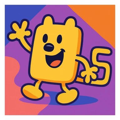 wow wow wubbzy sticker