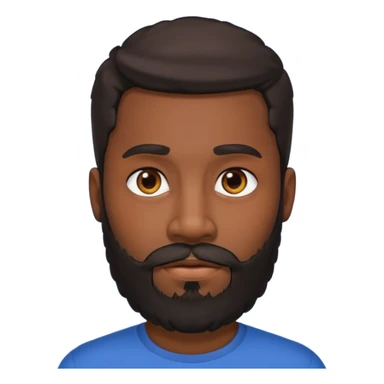 BEARDED Knights beard black guy sticker