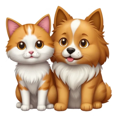 Dog cat sticker