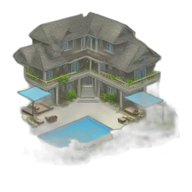 Gay home island mansion complex  sticker