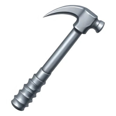 wall nail with flattened head and bent shaft, looks hammered sticker