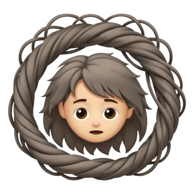 hair and pet hair  sticker