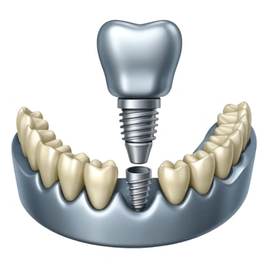 rotating dental implant sticker