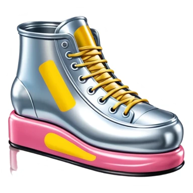 Jeff Koons style spam can shoe sculpture  sticker