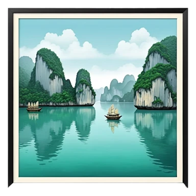 ha long  bay sticker