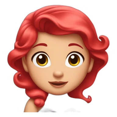 Ariel Disney baby sticker