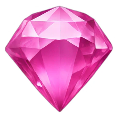 Pink crystal sticker