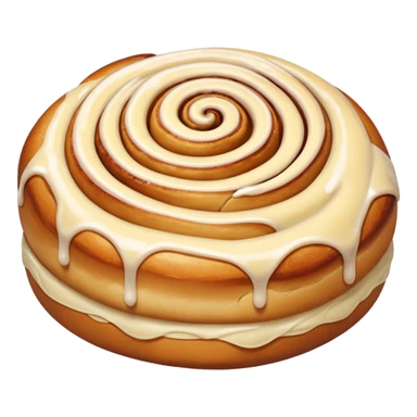 a cinnamon roll  sticker