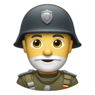 Soldat allemand sticker