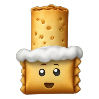 Christmas cracker sticker