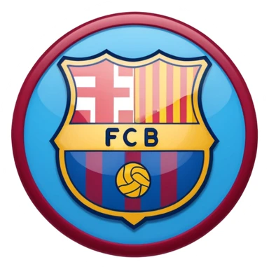 FC Barcelona logo sticker