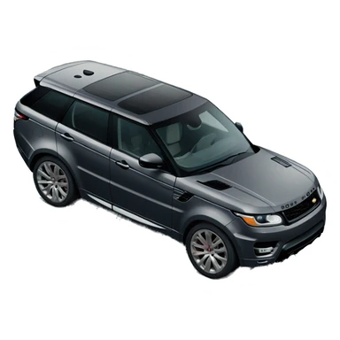 Dark grey Range Rover sport 24 edition sticker
