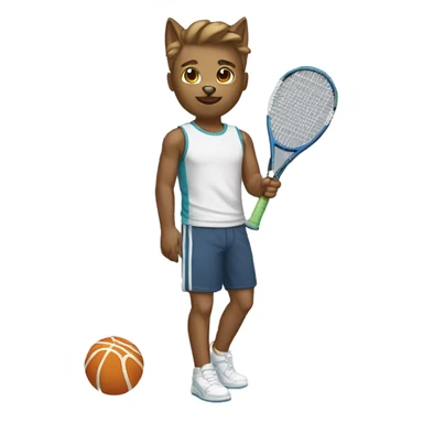 Gato de shorts e camiseta e tenis sticker