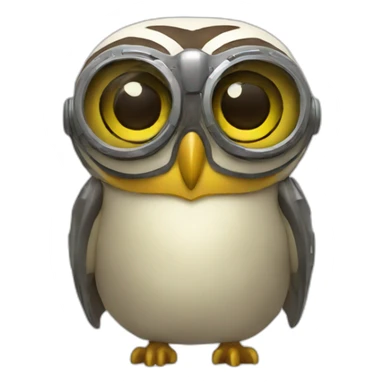 buho futurista sticker