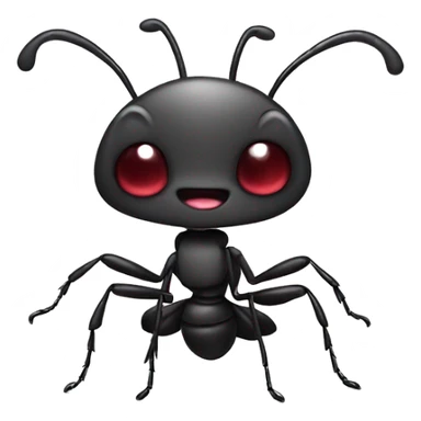 cute chibi cartoon ant sticker