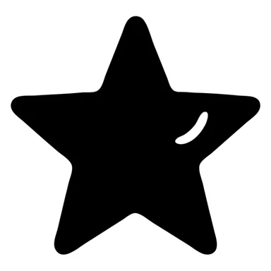 small shiny silver star solid icon suggesting perfection on a glossy black car surface, minimal subtle reflections, focus on mirror shine, elegant and minimal sticker