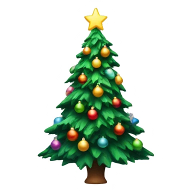 aesthetic christmas tree sticker