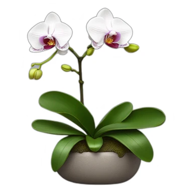 Phalaenopsis Orchid flower sticker