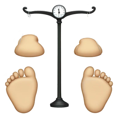 a scale that's showcasing weight loss sticker