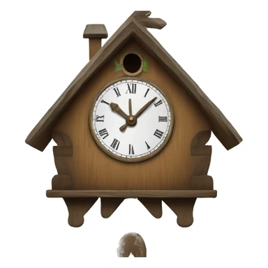cuckoo clock sticker