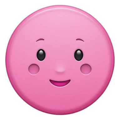 pink circle sticker