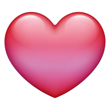 heart with a gradient border sticker