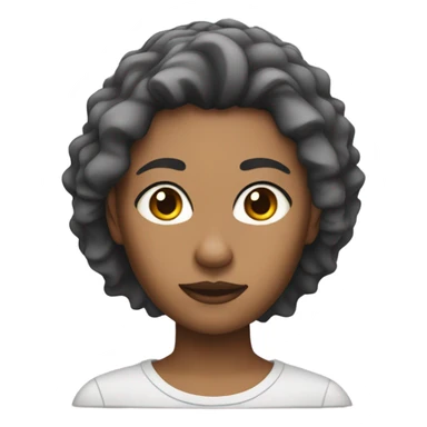 lesbian with wolf cut  sticker