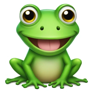 happy frog sticker